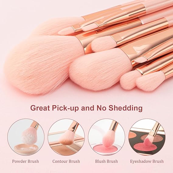 Sweet Beauty 10 Pcs Makeup Brush Set | Complete Brush Kit