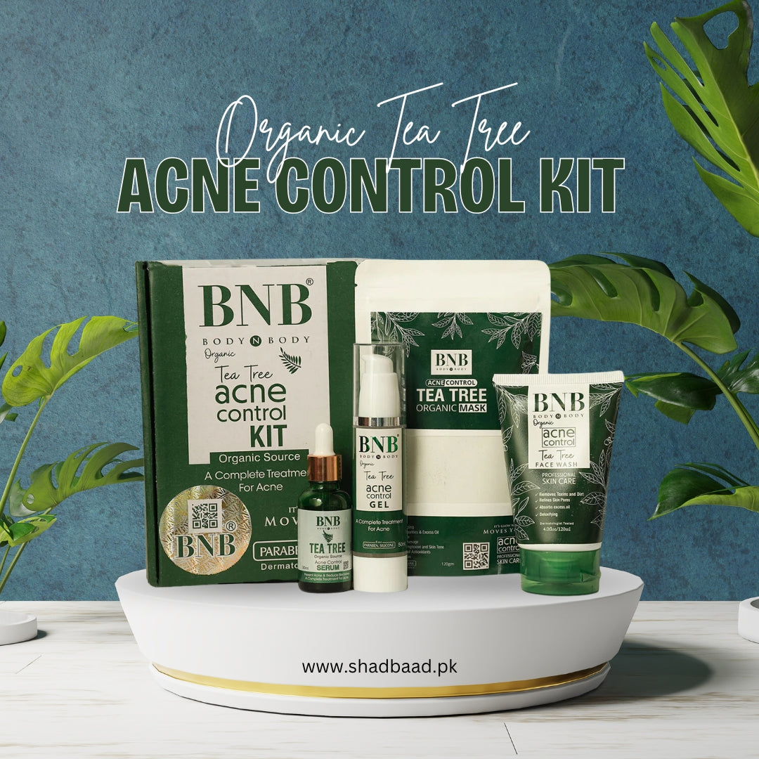 BNB facial 4 IN 1 kits Premium BNB Acne Control Facial Kit tree oil