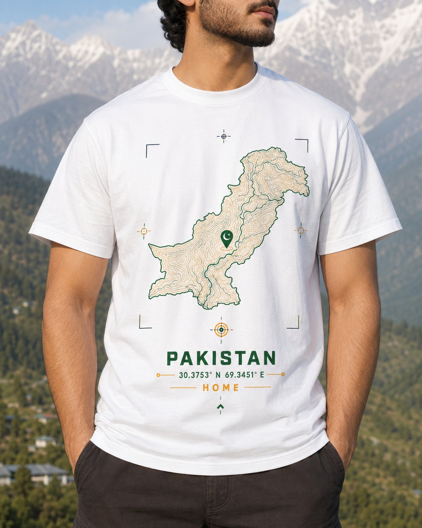 Pin Your City Location T Shirt