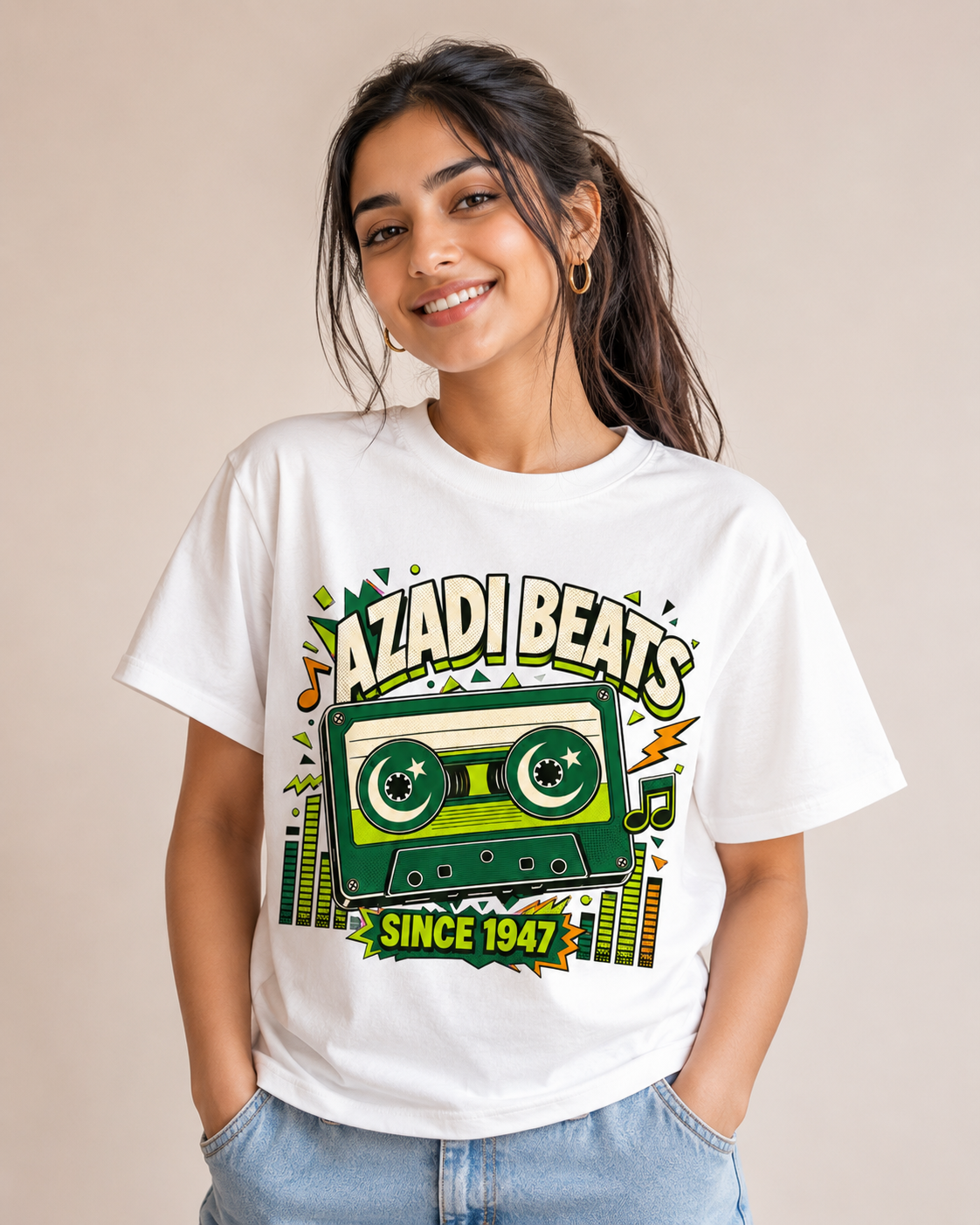 Azadi Beats Graphic T-Shirt