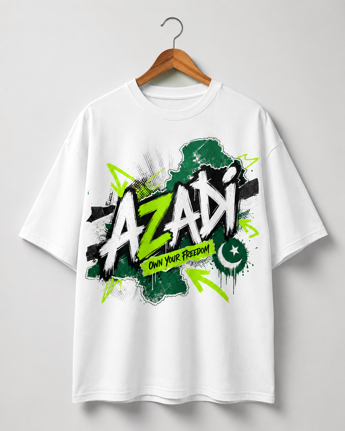 Azadi Own Your Freedom Graphic T-Shirt