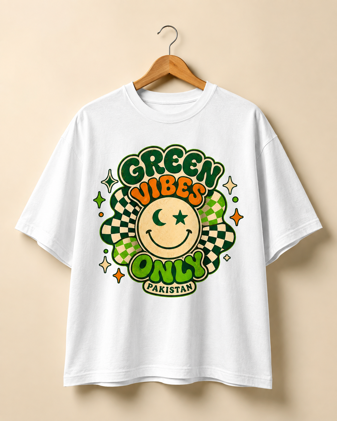 Green Vibe Graphic T-Shirt